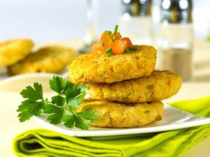 Μπιφτεκάκια με λαχανικά και tempeh, vegan, macrobiotic food